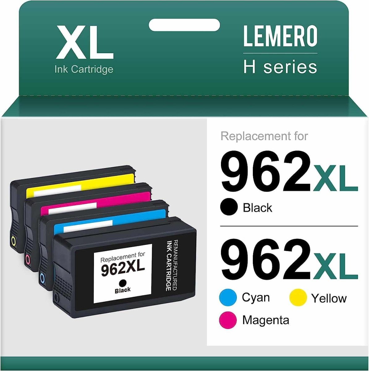 Original HP 962 Black Ink Cartridge | Works with HP OfficeJet 9010 Series,  HP OfficeJet Pro 9010, 9020 Series | Eligible for Instant Ink | 3HZ99AN