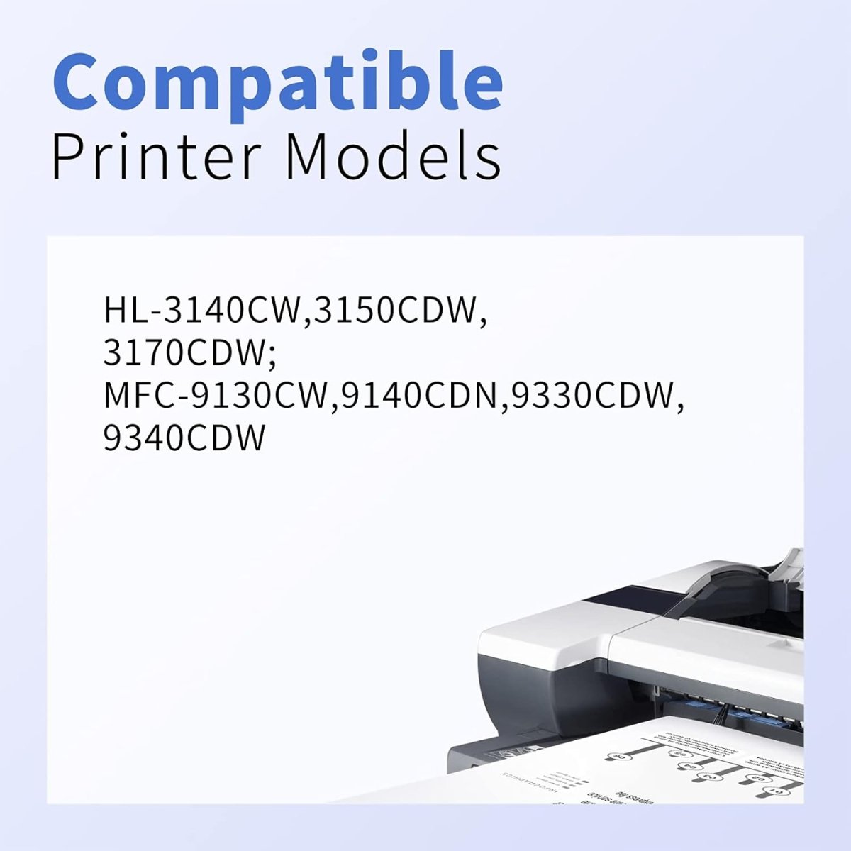 TN-225 Toner Cartridge Compatible with Brother Printer(Black, Cyan, Magenta, Yellow) 4-PK - Linford Office:Printer Ink & Toner Cartridge