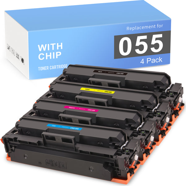 Compatible Canon 055 Toner Cartridge 4-Pack - Linford Office