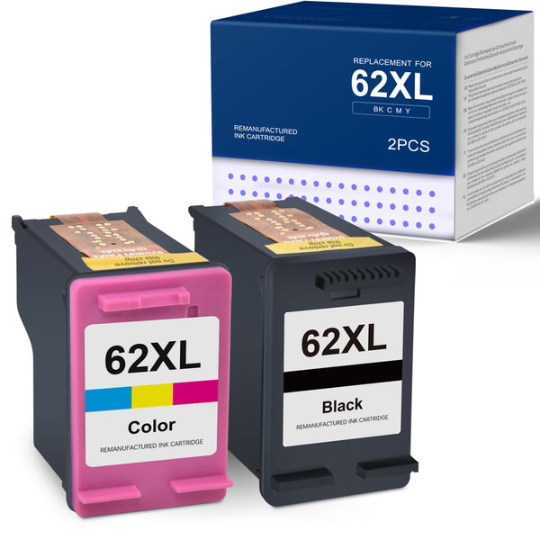 HP 62XL Remanufactured Ink 2-Pack Black Color | Linford