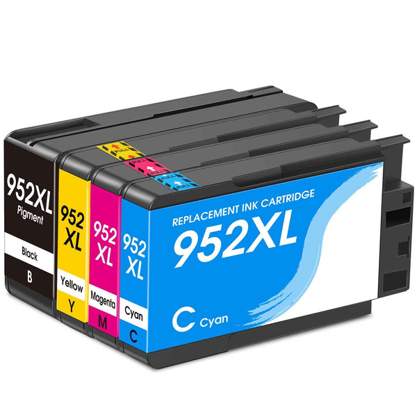 HP 952XL Compatible Ink 4-Pack BCMY with Chip | Linford