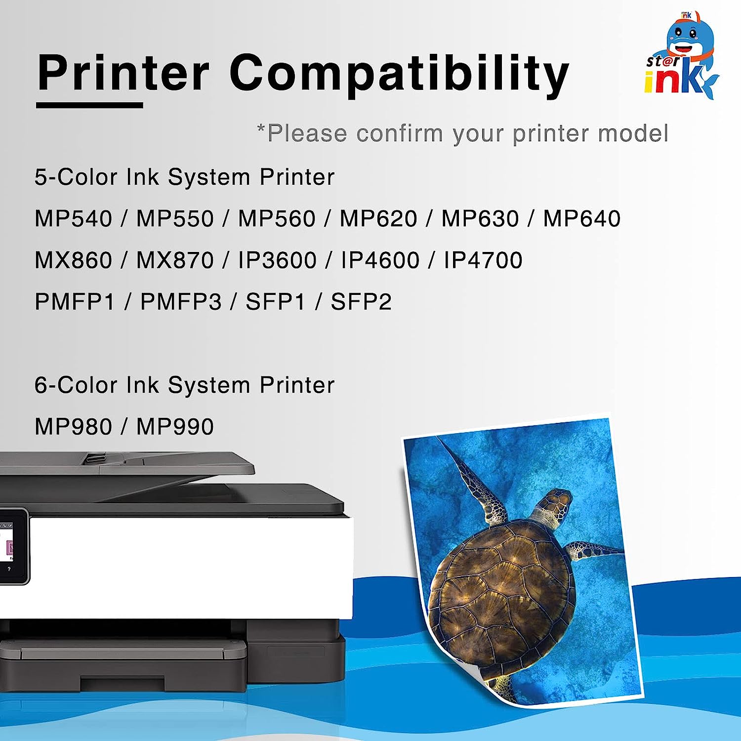 Starink PGI-220 CLI-221 Ink Cartridges Compatible Canon Pixma Printer