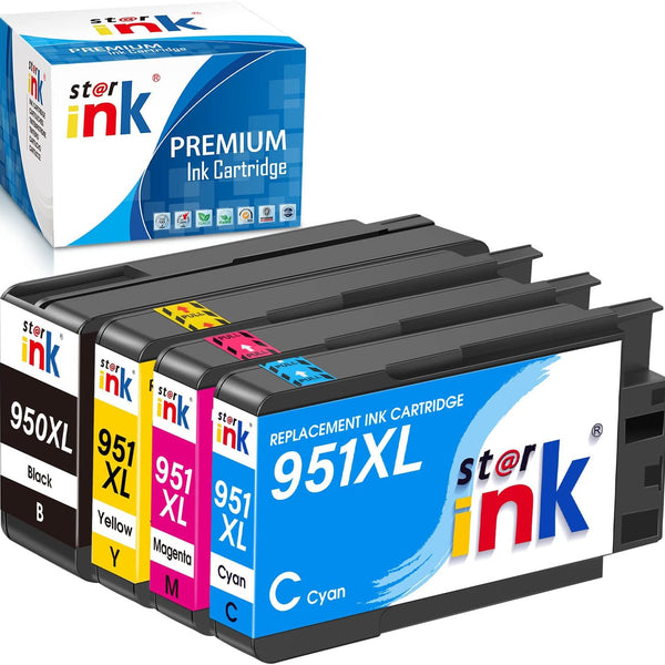 HP 950XL 951XL Combo Pack Ink Cartridges (Black Cyan Magenta Yellow) 4