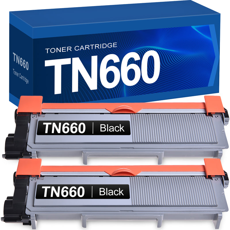 Brother TN660 compatible toner 2-pack