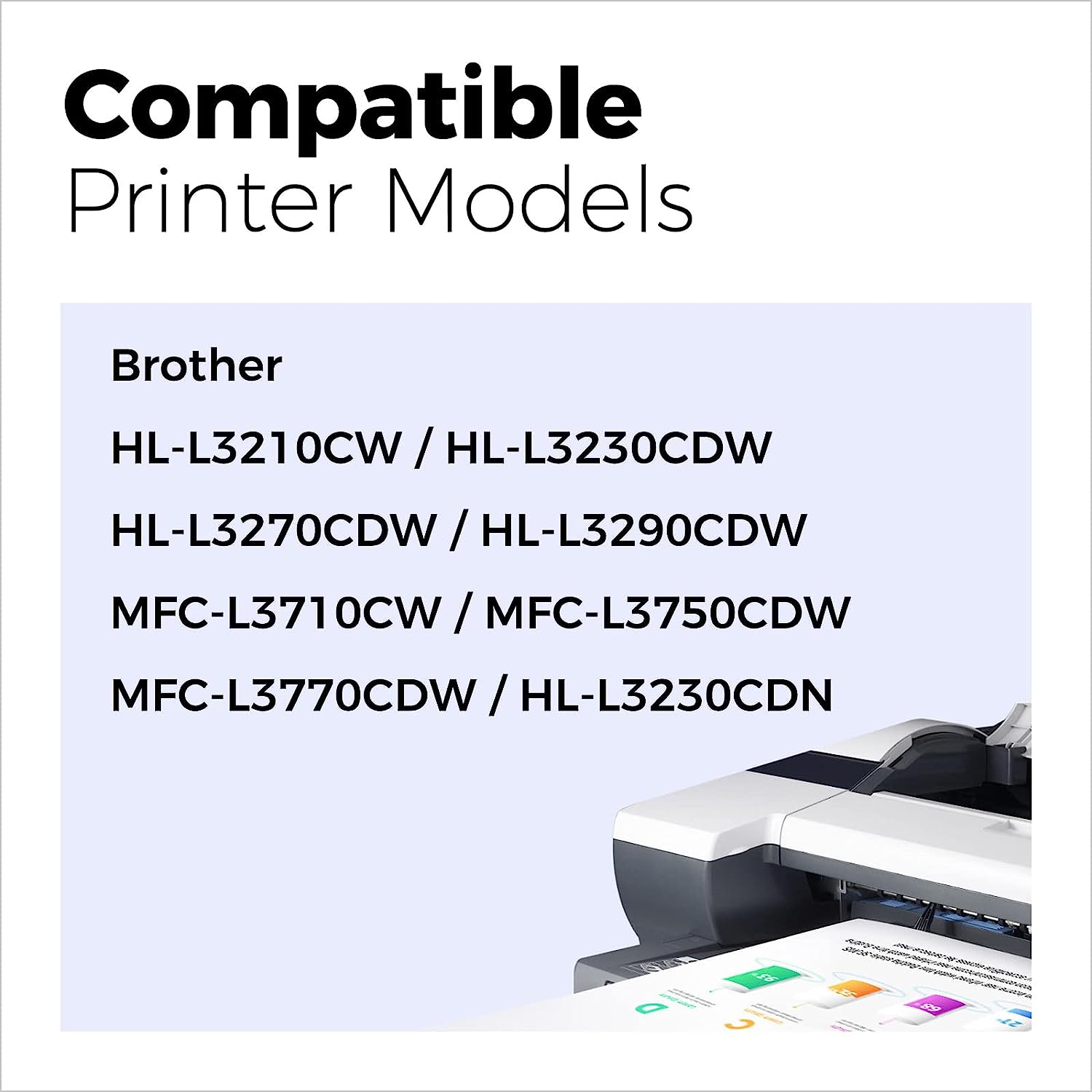 TN227 High Yield Compatible Brother Toner Cartridge 4 Pack BK/C/M/Y - Linford Office:Printer Ink & Toner Cartridge