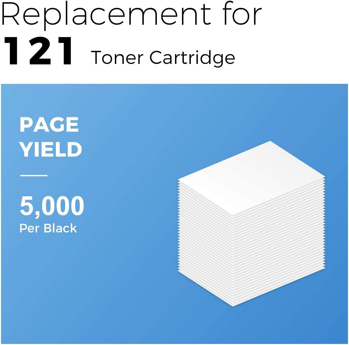 Compatible Canon 121 Toner Cartridge (Black 2-Pack) - Linford Office:Printer Ink & Toner Cartridge