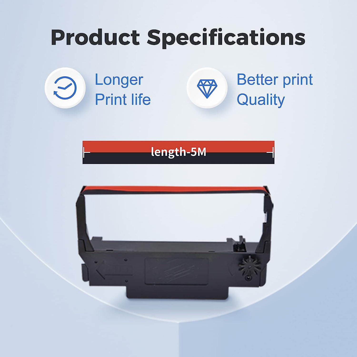ERC30 ERC-30 ERC/30/34/38 B/R Compatible Ribbon Cartridge for use in ERC38 NK506 Printer (Black Red, 12-Pack) - Linford Office:Printer Ink & Toner Cartridge