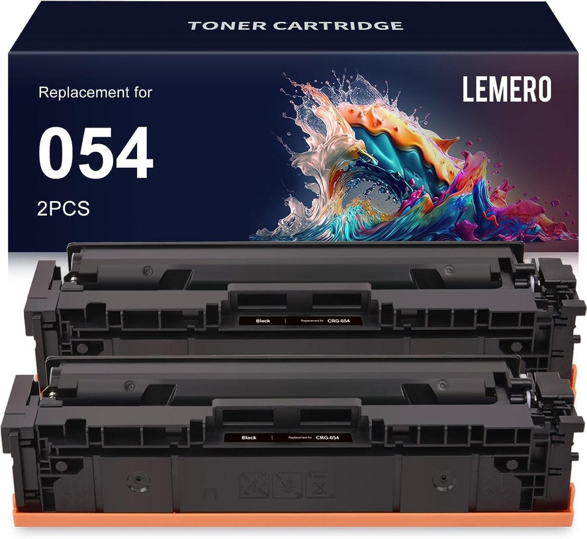 054 Black Toner Cartridge Compatible with Canon imageCLASS Printers (Black 2-Pack) - Linford Office:Printer Ink & Toner Cartridge
