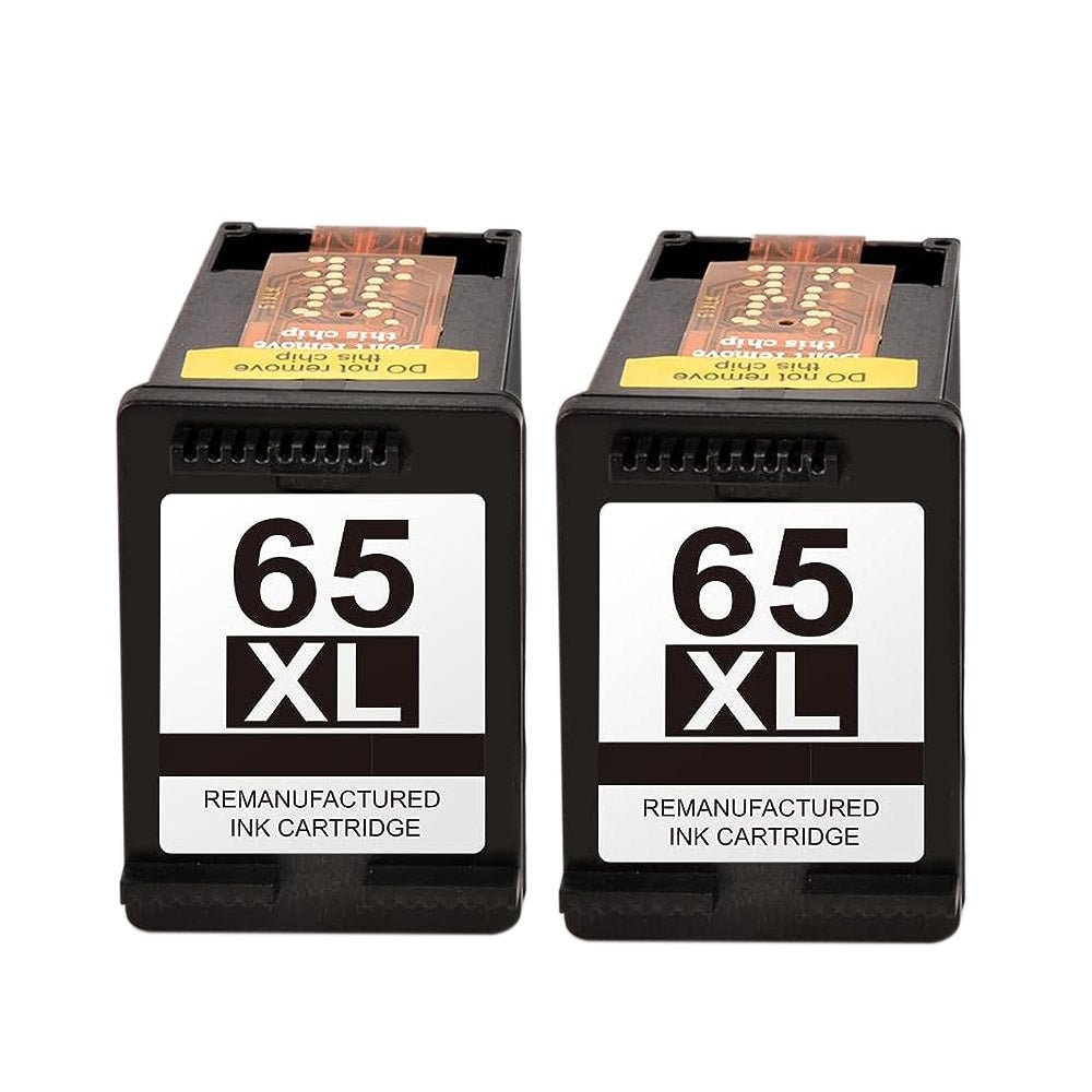 65XL Remanufactured HP Black Ink Cartridges, 2-PK - Linford Office:Printer Ink & Toner Cartridge