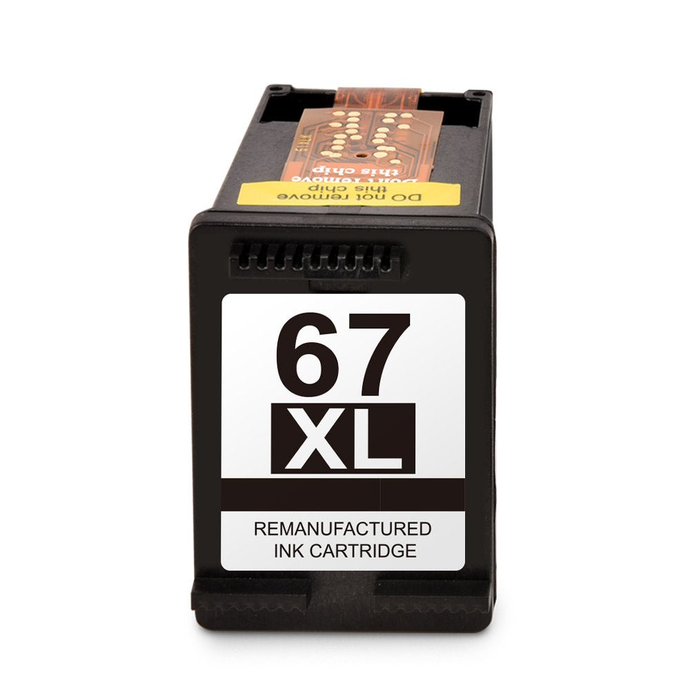 67XL Remanufactured HP Black Ink Cartridges 1-Pack - Linford Office:Printer Ink & Toner Cartridge