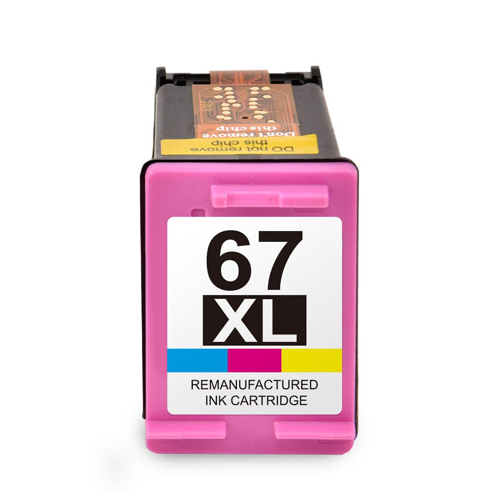 67XL Remanufactured HP Tri-Color Ink Cartridges 1-Pack - Linford Office:Printer Ink & Toner Cartridge