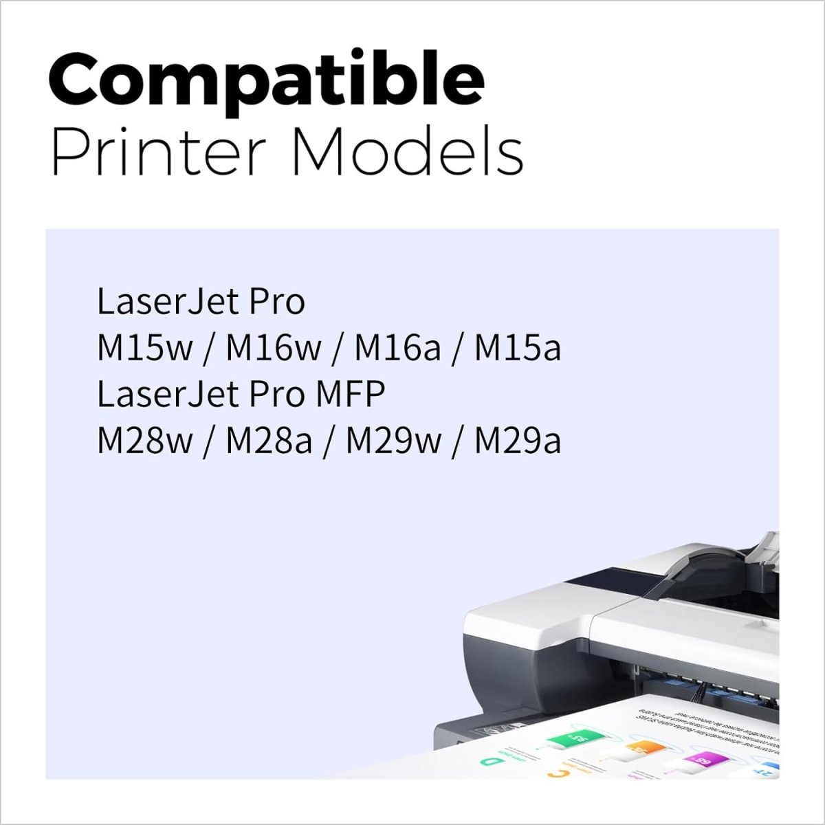 CF248A Toner Cartridge Compatible with HP Laserjet Printer (Black, 4-Pack) - Linford Office:Printer Ink & Toner Cartridge
