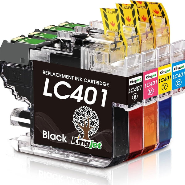  Kingjet Compatible for Brother LC401 Ink Cartridges
