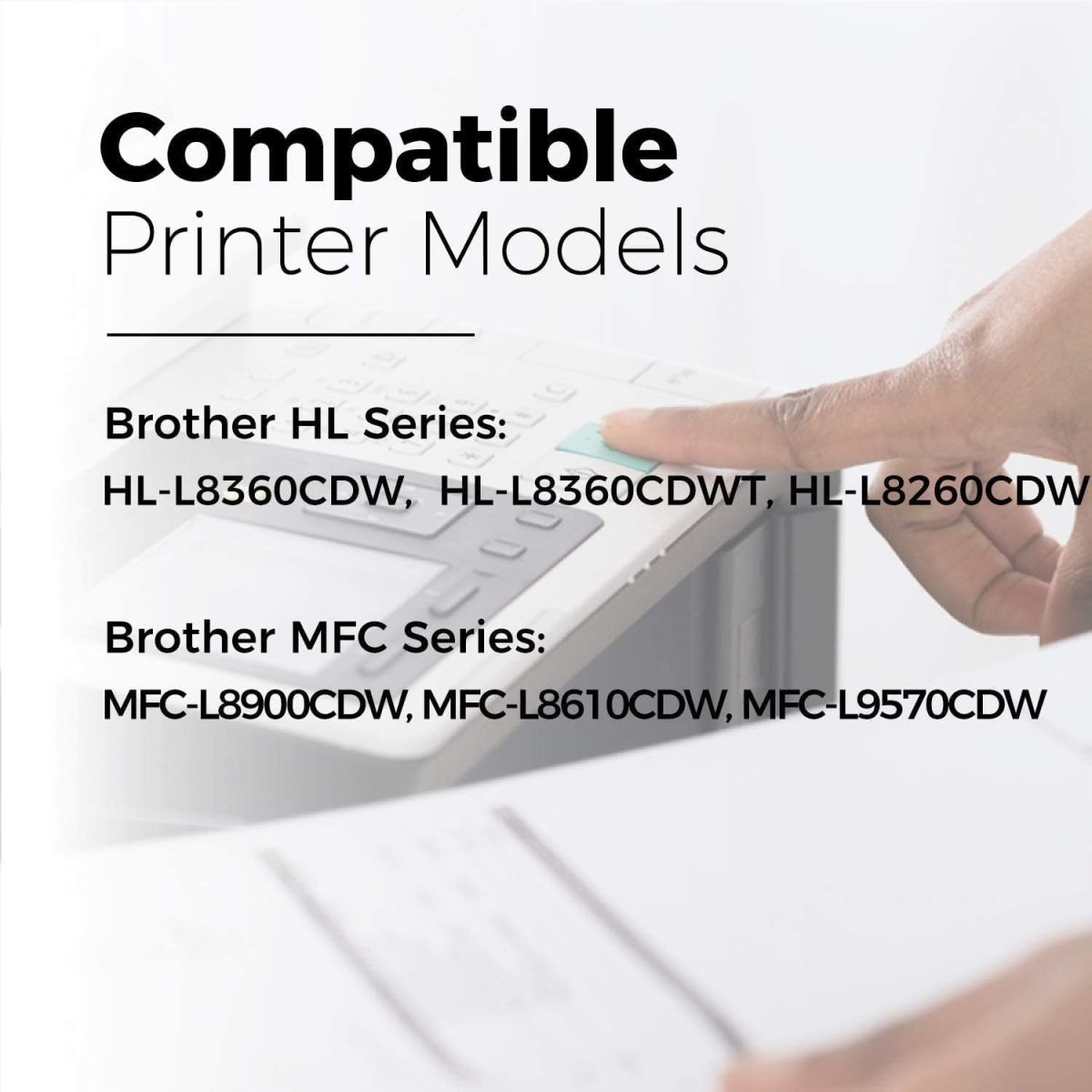 TN433 Toner Cartridge Compatible Brother Printer 4-Pack (BK C M Y) - Linford Office:Printer Ink & Toner Cartridge