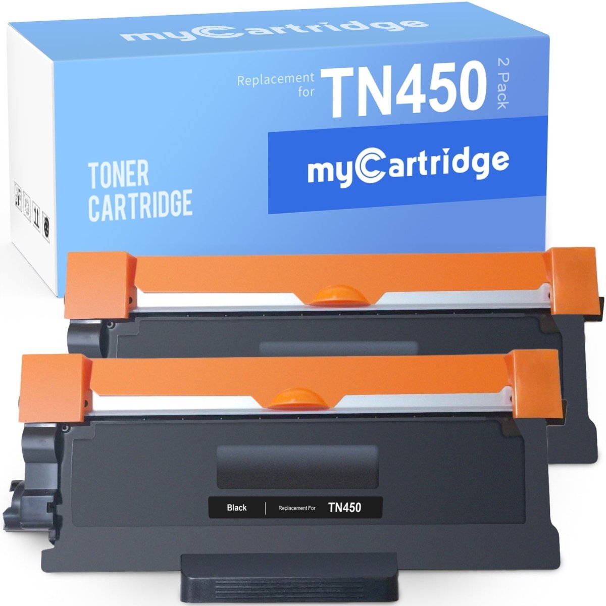 Compatible Brother TN450 Black Toner Cartridge, 2-Pack High Yield - Linford Office:Printer Ink & Toner Cartridge