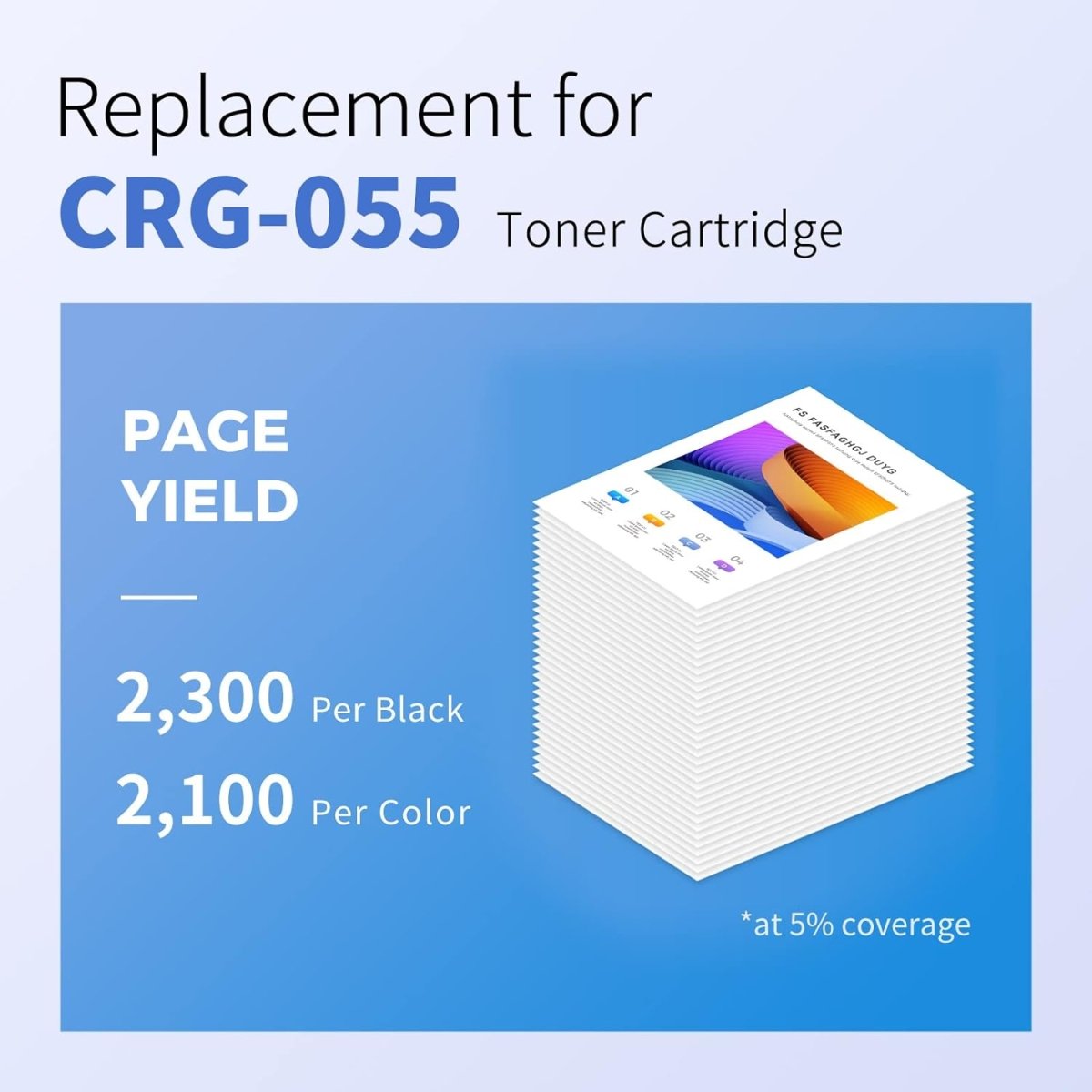 Compatible Canon 055 Toner Cartridge 4-Pack - Linford Office