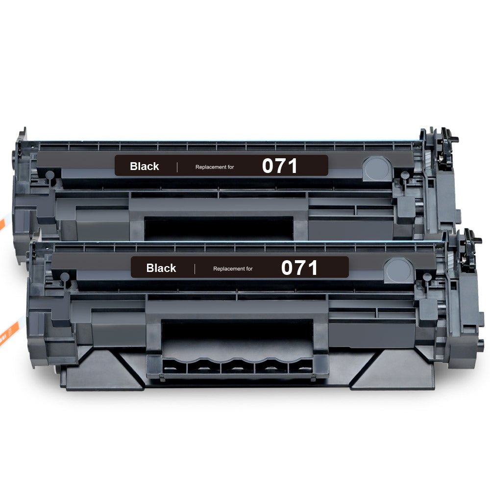 Compatible Canon CRG071 Black Toner Cartridge - With Chip - 2PK - Linford Office:Printer Ink & Toner Cartridge
