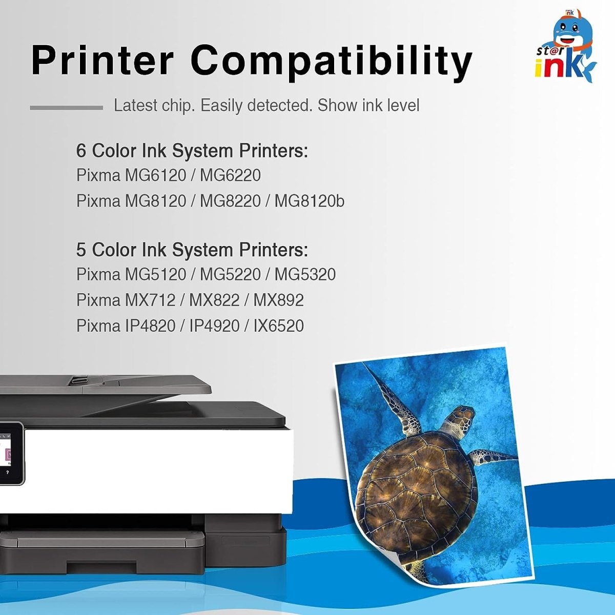 Compatible Canon PGI-225 CLI-226 (3PGBK, 3BK, 3 Gary, 3C/3M/3Y), 18 Packs - Linford Office:Printer Ink & Toner Cartridge