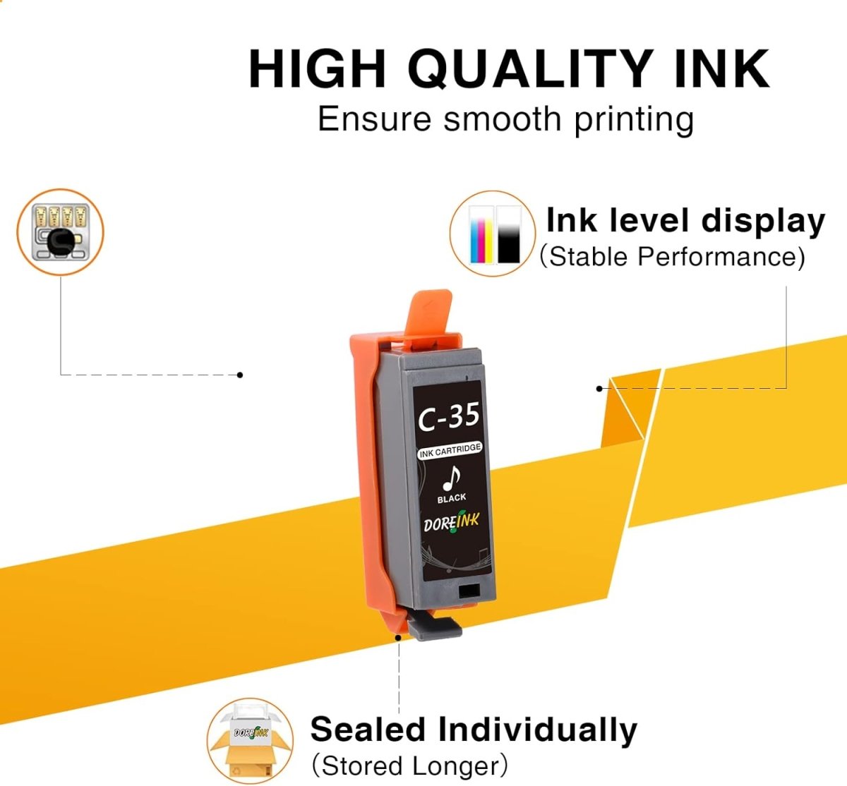 Compatible Canon PGI35 Ink Cartridge (Black, 5 Pack ) - Linford Office:Printer Ink & Toner Cartridge