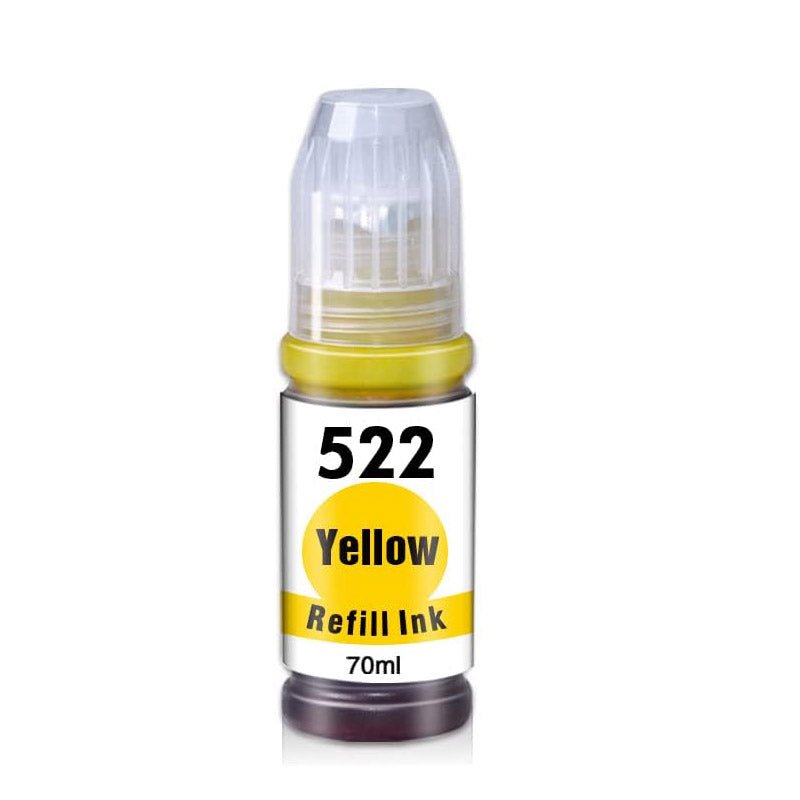 Compatible Epson 522 Yellow Ink Refill Bottle (T522420) 1-Pack - Linford Office:Printer Ink & Toner Cartridge