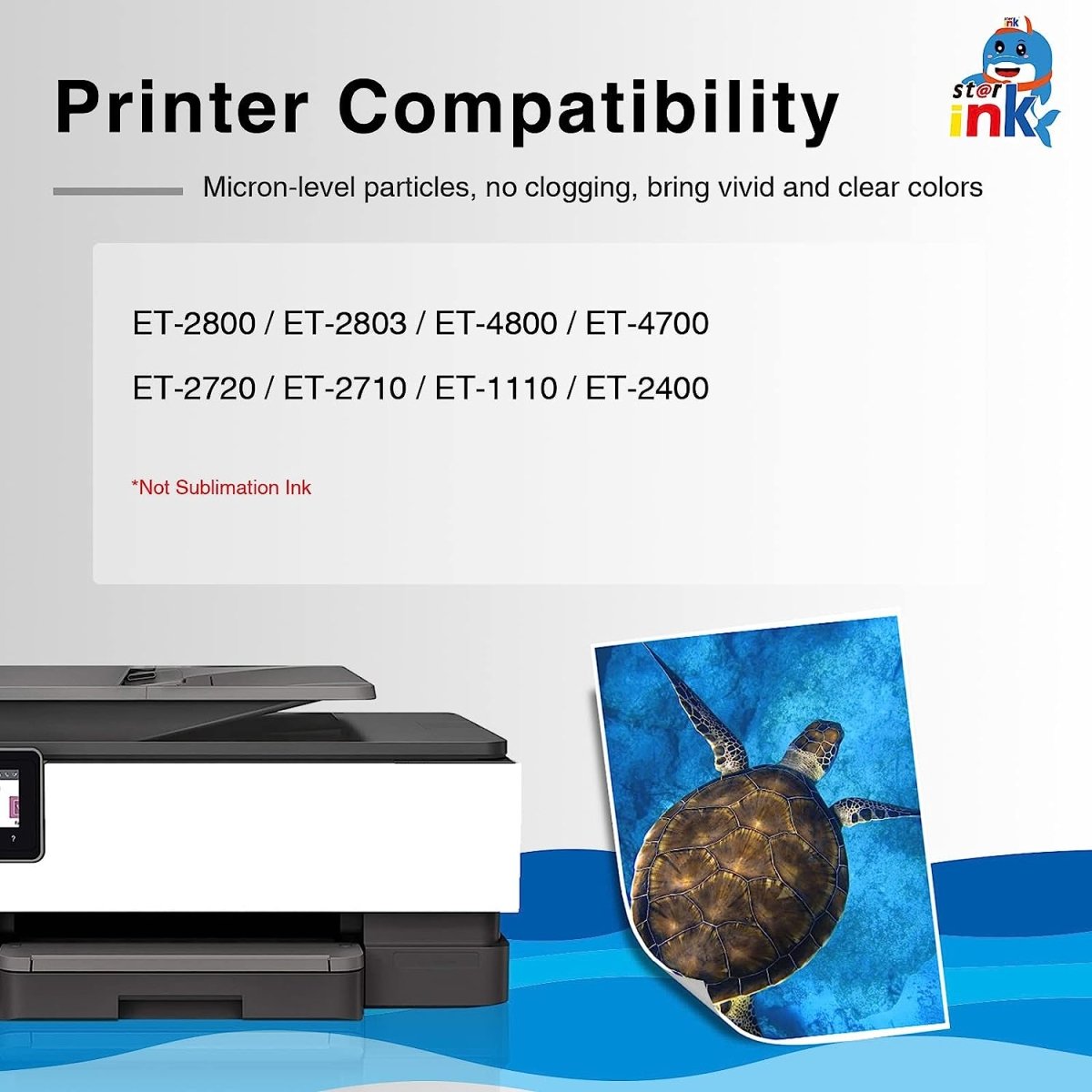 Compatible Epson T522 Ink Refill Bottle (4 Black, 1 Cyan, 1 Magenta, 1 Yellow) 7-Packs - Linford Office:Printer Ink & Toner Cartridge