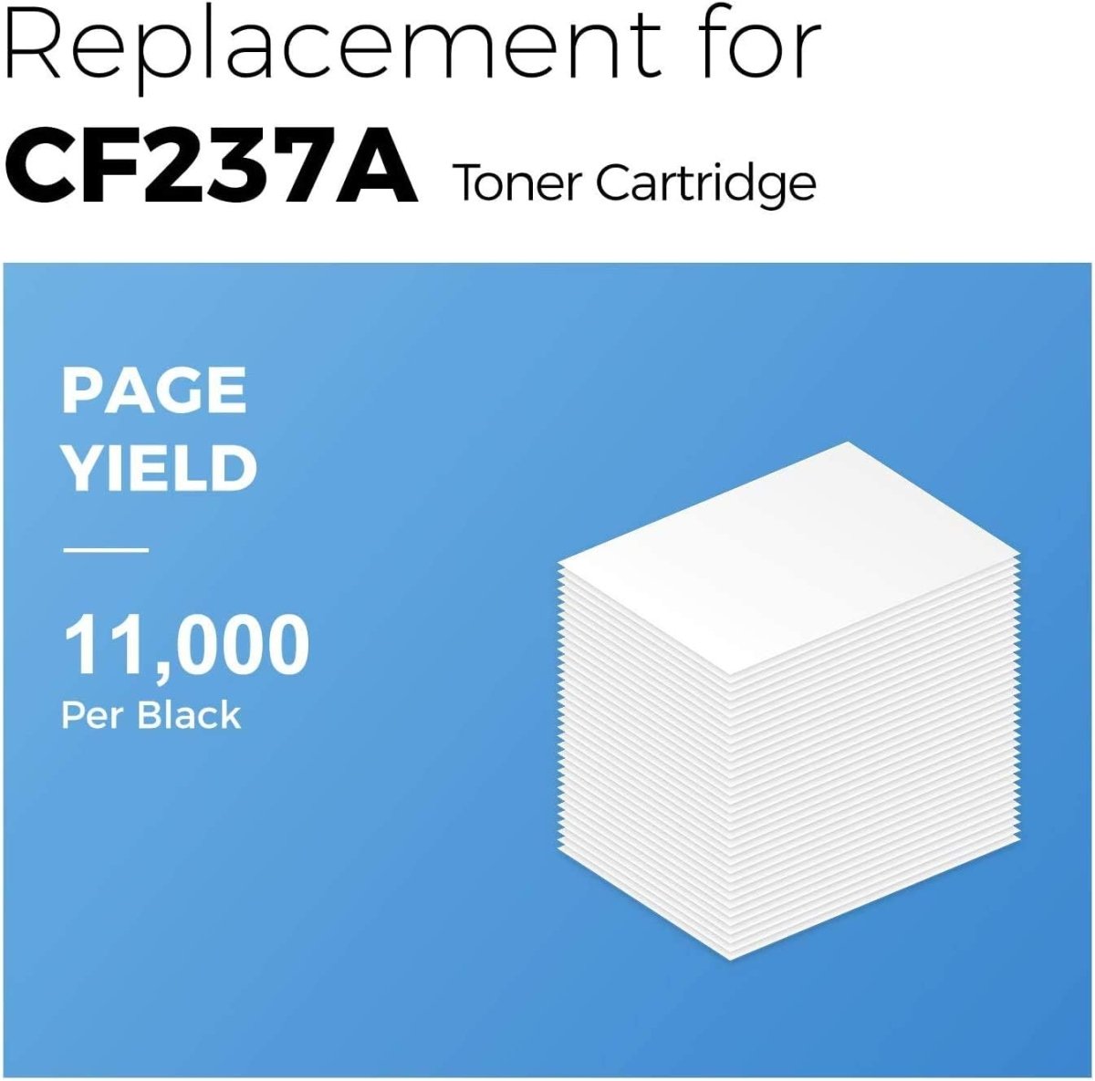 HP 37A CF237A Compatible Toner Cartridge Black 1 Pack - Linford Office:Printer Ink & Toner Cartridge