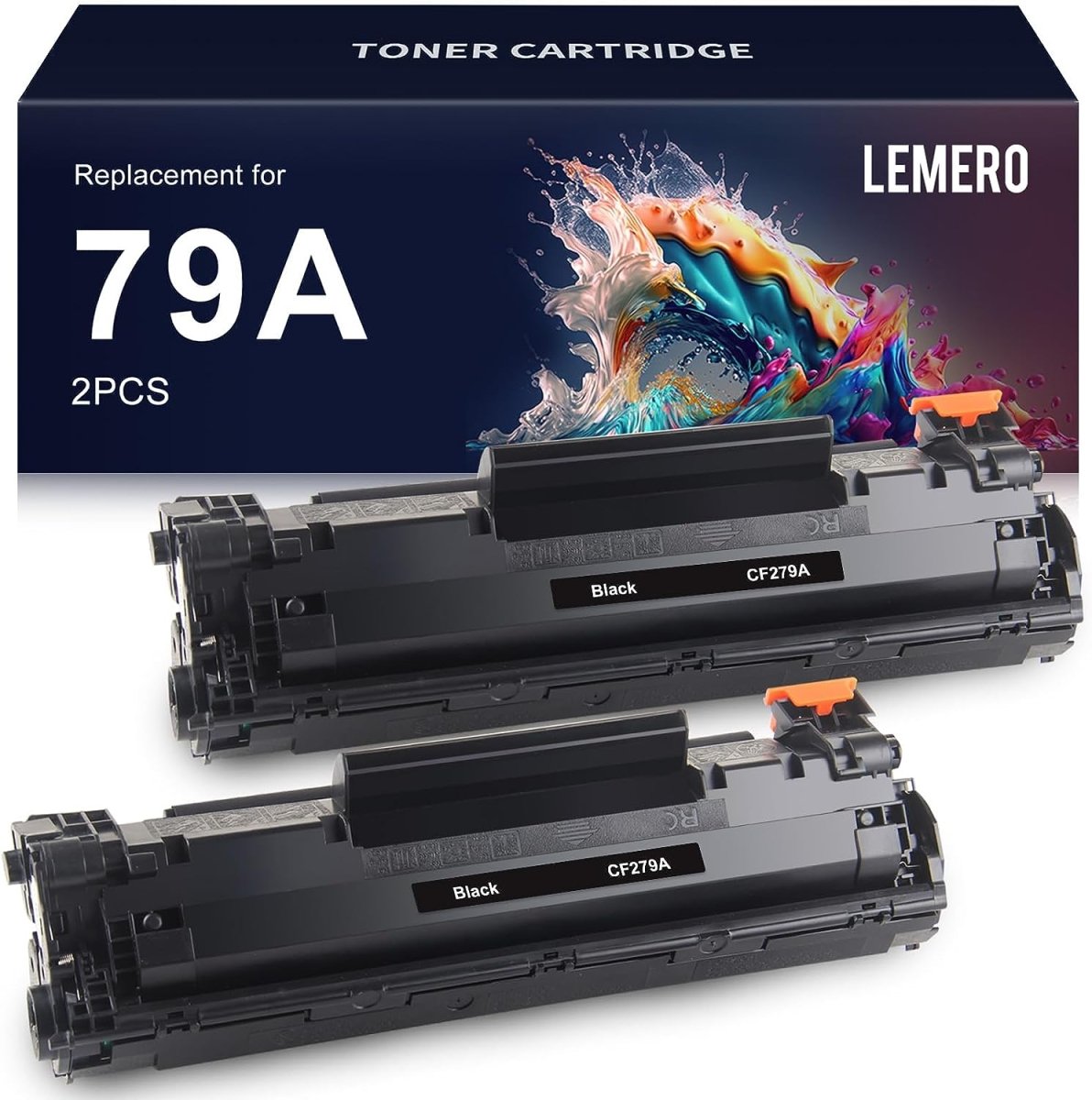 Compatible HP 79A CF279A Toner Cartridge (Black, 2-Pack) - Linford Office:Printer Ink & Toner Cartridge