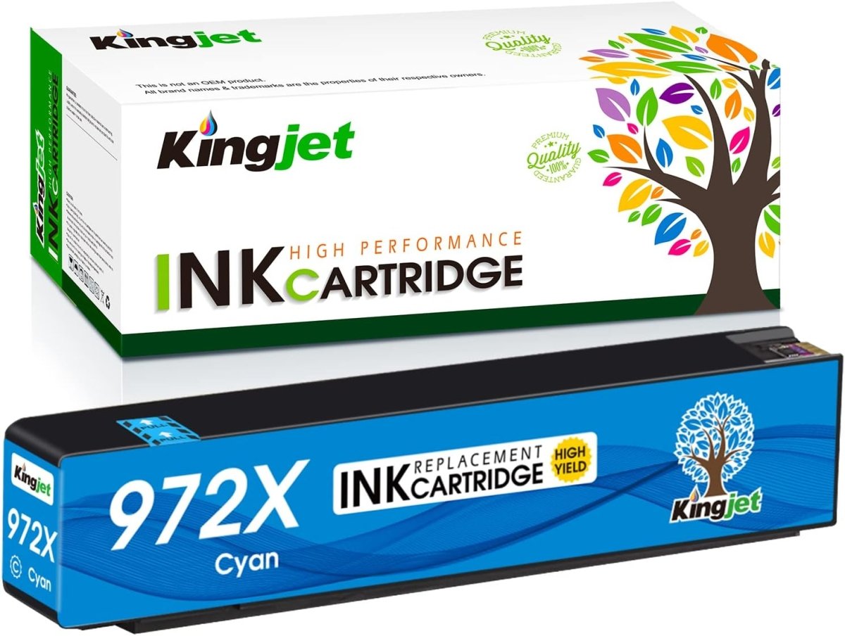 Compatible HP 972X High Yield Cyan Ink Cartridges, L0R98AN - Linford Office:Printer Ink & Toner Cartridge