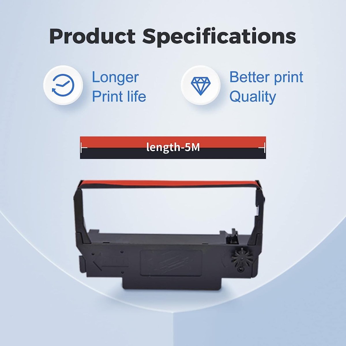 Compatible ERC 30 34 38 B/R Ribbon Cartridge NK506 (Black Red) 24-Pack - Linford Office:Printer Ink & Toner Cartridge