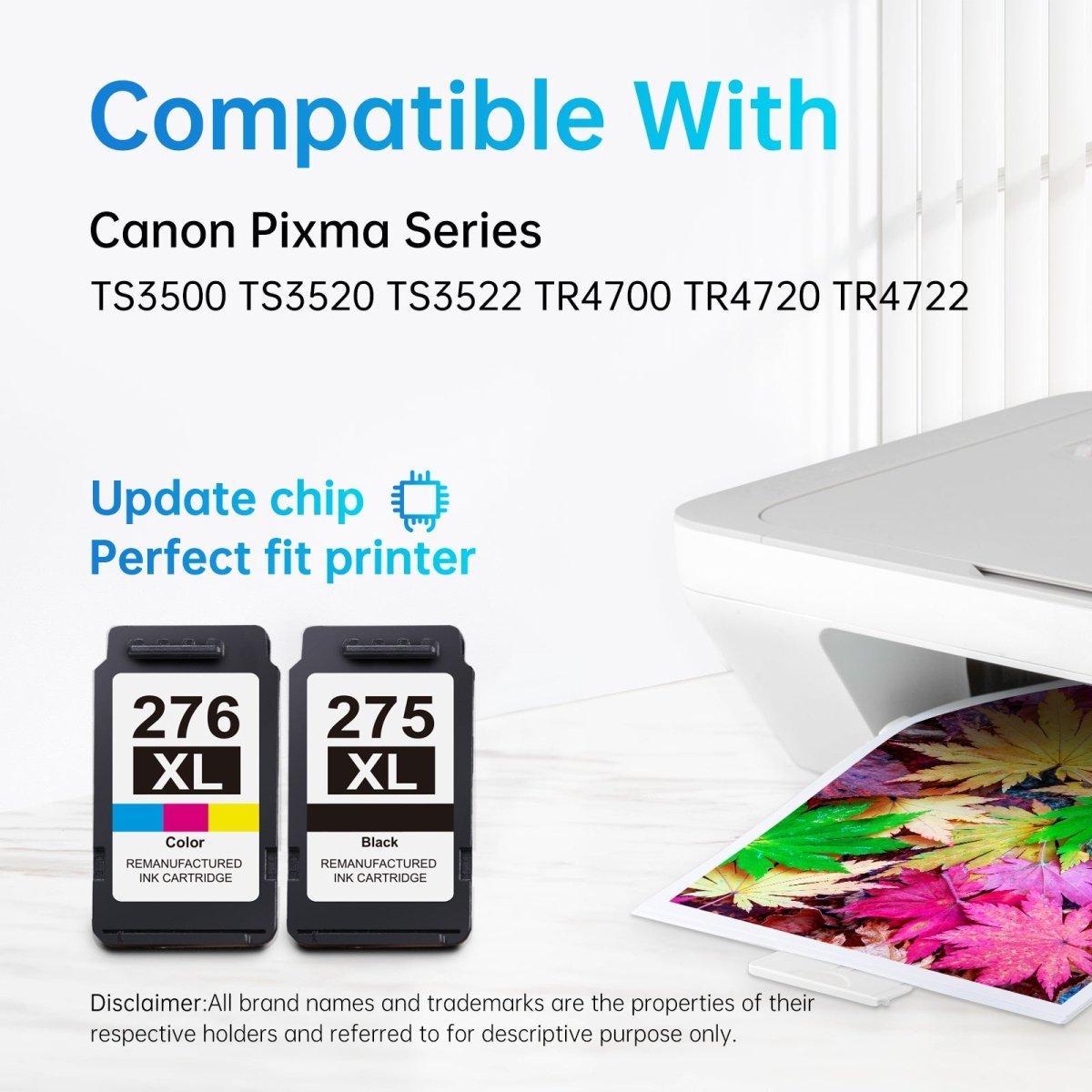 Canon PG275XL CL276XL Ink 2-Pack | Linford