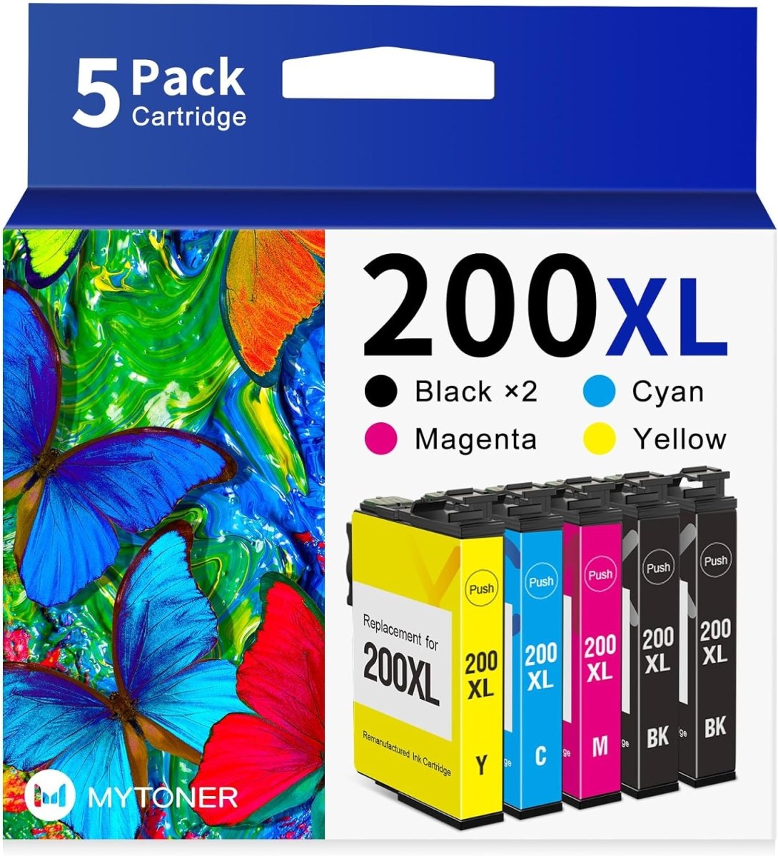 Remanufactured Epson 200XL Ink Cartridge High-Yield 5-Pack - Linford Office:Printer Ink & Toner Cartridge