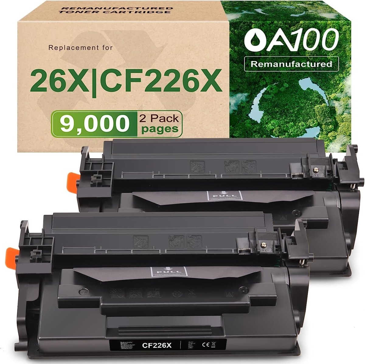 Remanufactured HP 26X CF226X High Yield Toner Cartridge (2 Black) - Linford Office:Printer Ink & Toner Cartridge